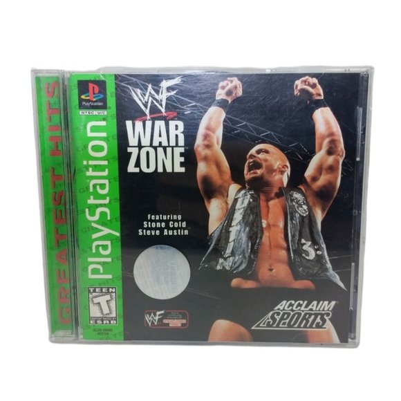 WWF (WWE) War Zone Greatest Hits (Sony PlayStation 1, 1998) 100% Complete - Picture 2 of 3